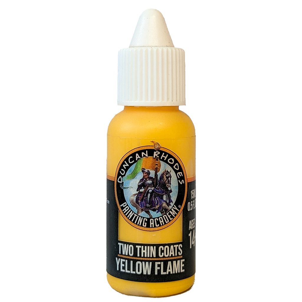 Two Thin Coats Yellow Flame