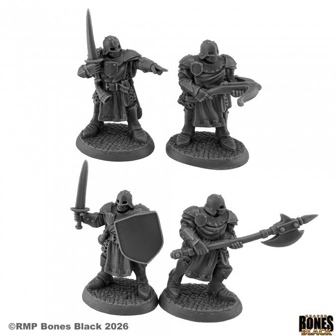 Bones Black: Town Guards (4)