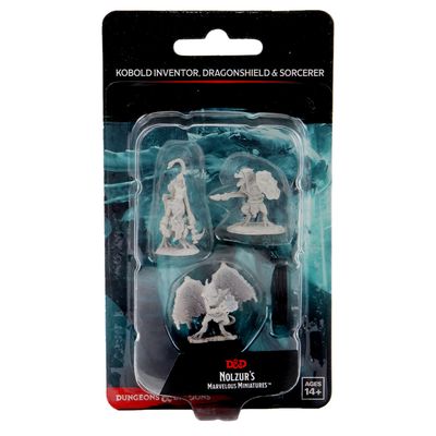 D&amp;D Nolzur's Marvelous Miniatures: Kobold Inventor, Dragonshield &amp; Sorcerer