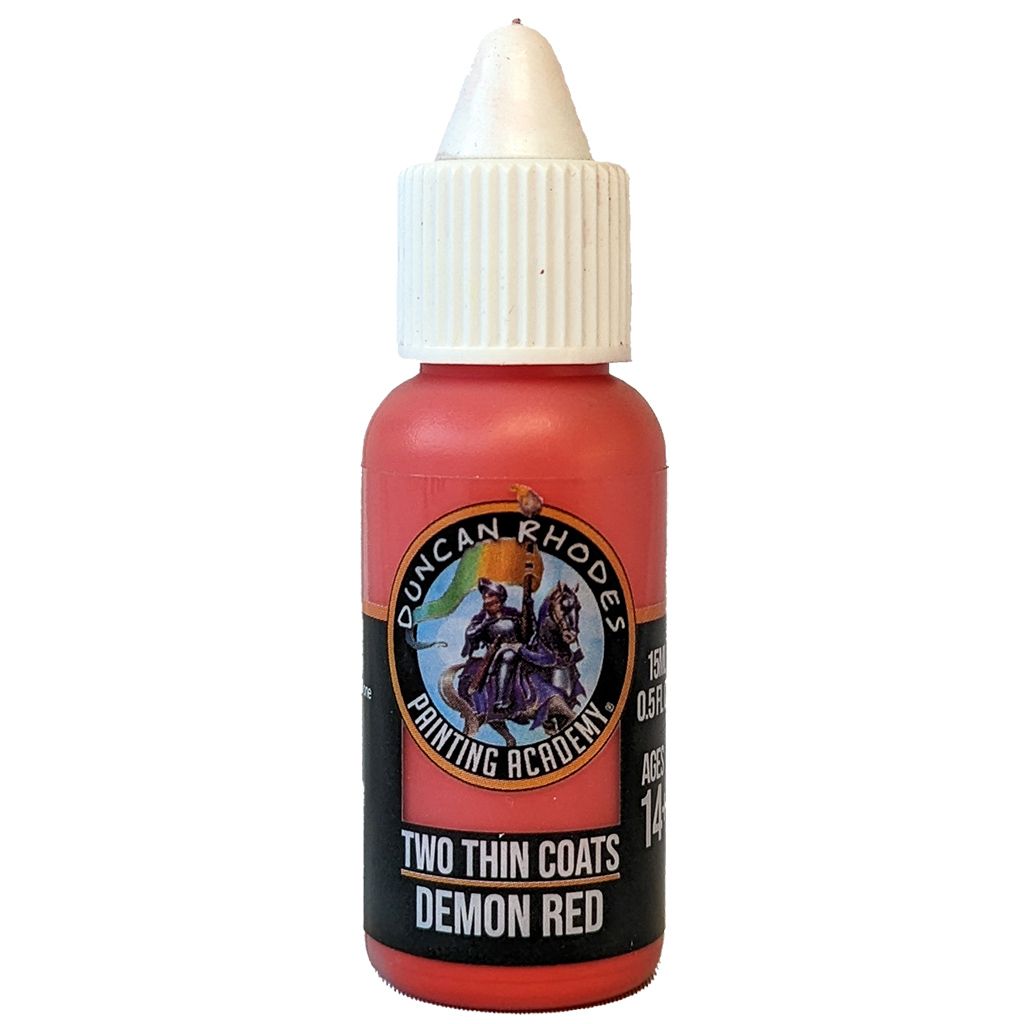 Two Thin Coats Demon Red