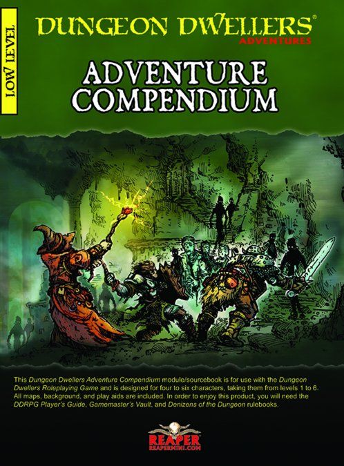 Dungeon Dwellers Roleplaying Game Adventure Compendium