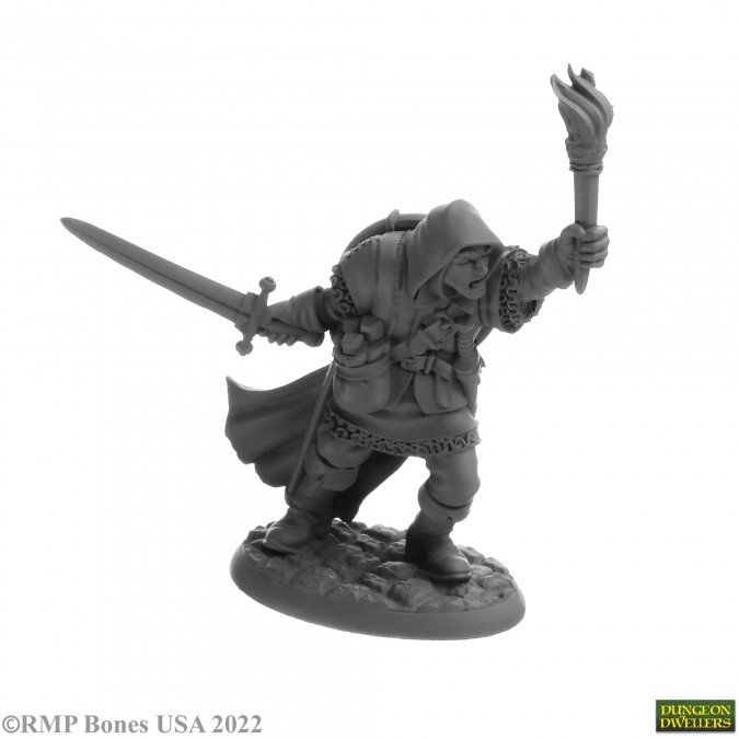Bones USA Dungeon Dwellers: Derrell Brumby, Human Fighter