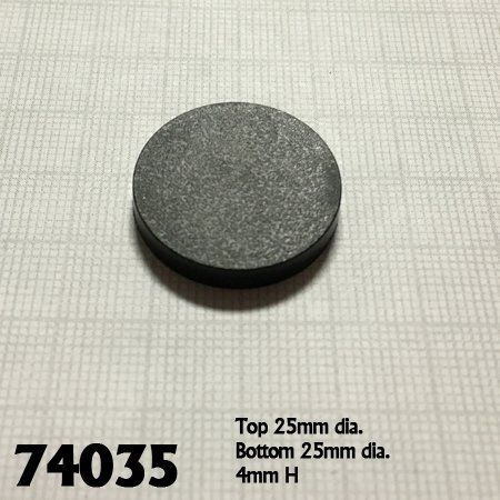 Reaper: 1" Round Plastic RPG Base (20)