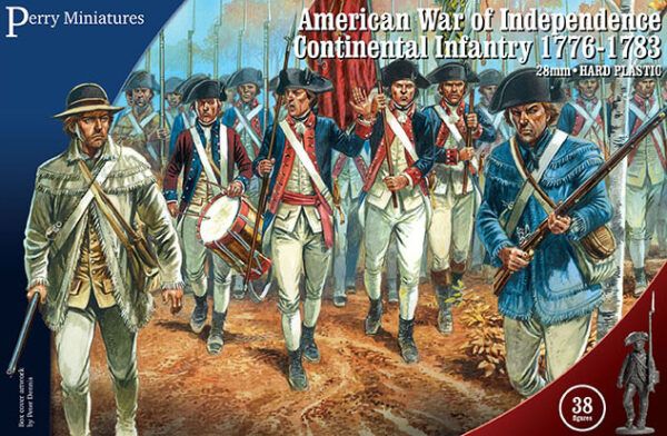 American War of Independence Continental Infantry, 1776-1783