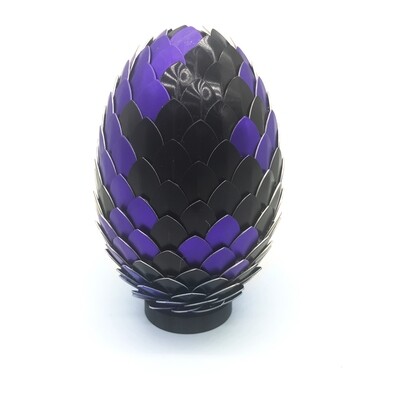 Dragon Egg - Purple & black