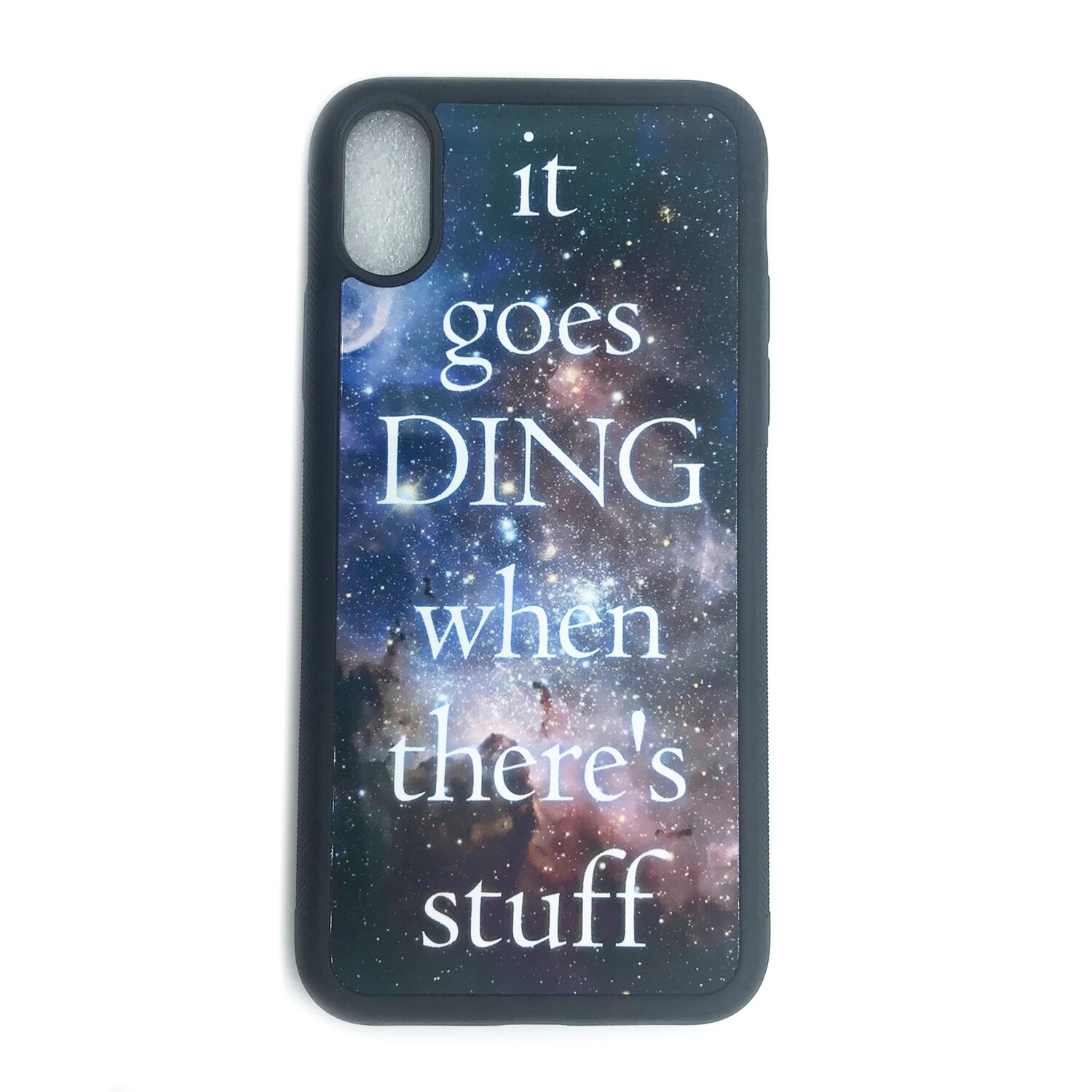 It Goes Ding When There's Stuff iPhone Xs max case