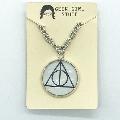 Photo Necklace - Deathly Hallows light Photo Necklace - Deathly Hallows light