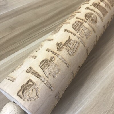 Oops! Engraved Rolling Pin - Dr Who Oops! Engraved Rolling Pin - Dr Who