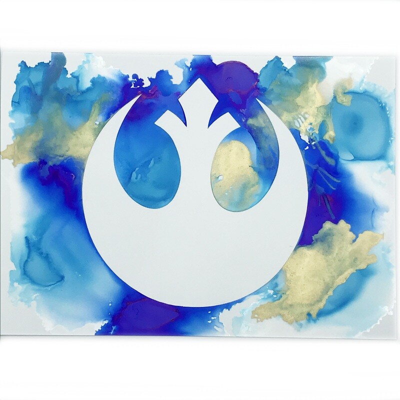 5x7" Original Rebel painting