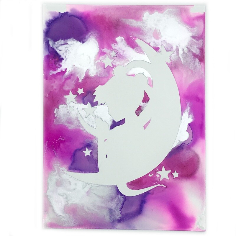 5x7" Original Usagi painting