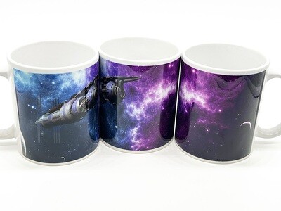 Coffee mug - Space station saga