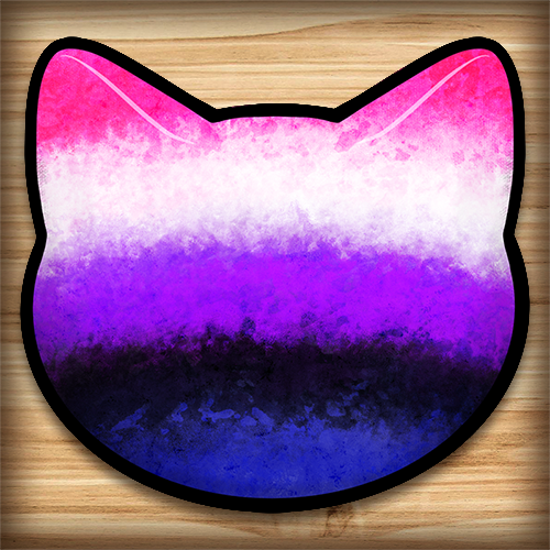 Waterproof sticker - Gender Fluid