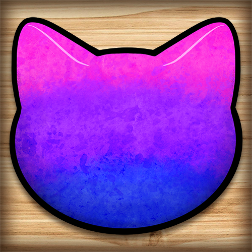 Waterproof sticker - Bisexual Pride