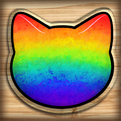 Acrylic pin - Cat Pride