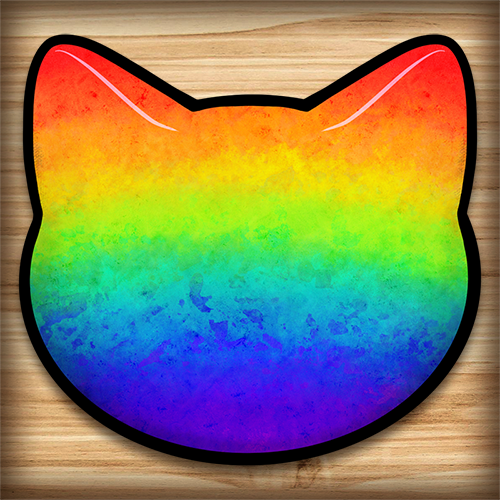 Waterproof sticker - Pride flag