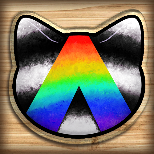 Acrylic pin - Straight Ally