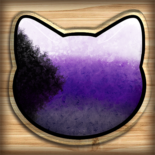 Acrylic pin - Demisexual Pride