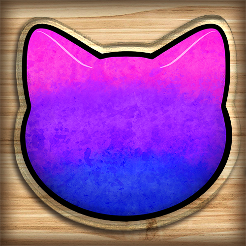 Acrylic pin - Bisexual Pride