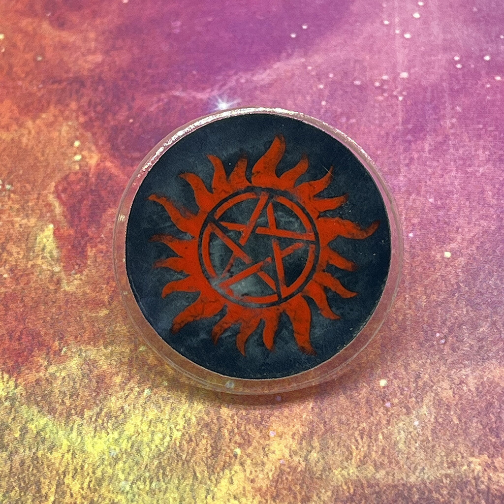 Acrylic pin - Anti-Possession Sigil