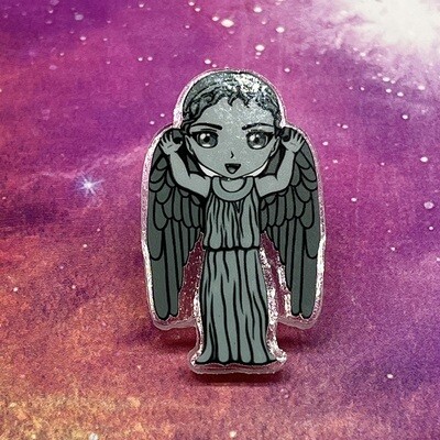 Acrylic pin - Weeping Angel Rawr