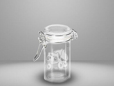 Etched 3oz glass jar - Plant Friend