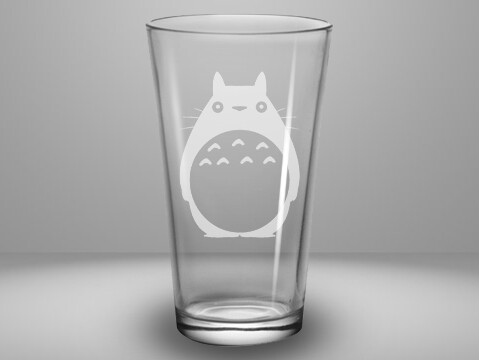 Etched 16oz pub glass - Neighbor Friend