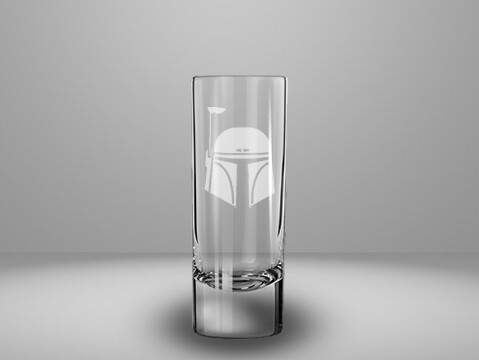 Etched 2oz shot glass - Bounty Hunter