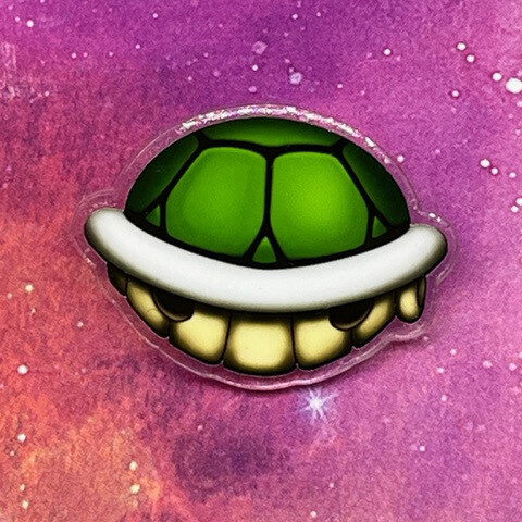 Acrylic pin - Turtle shell