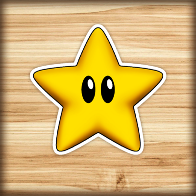 Waterproof sticker - Star