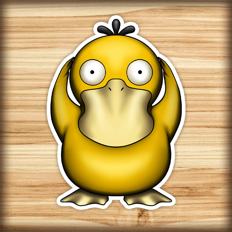 Waterproof sticker - Duck pet