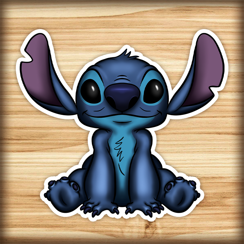 Waterproof sticker - Alien friend