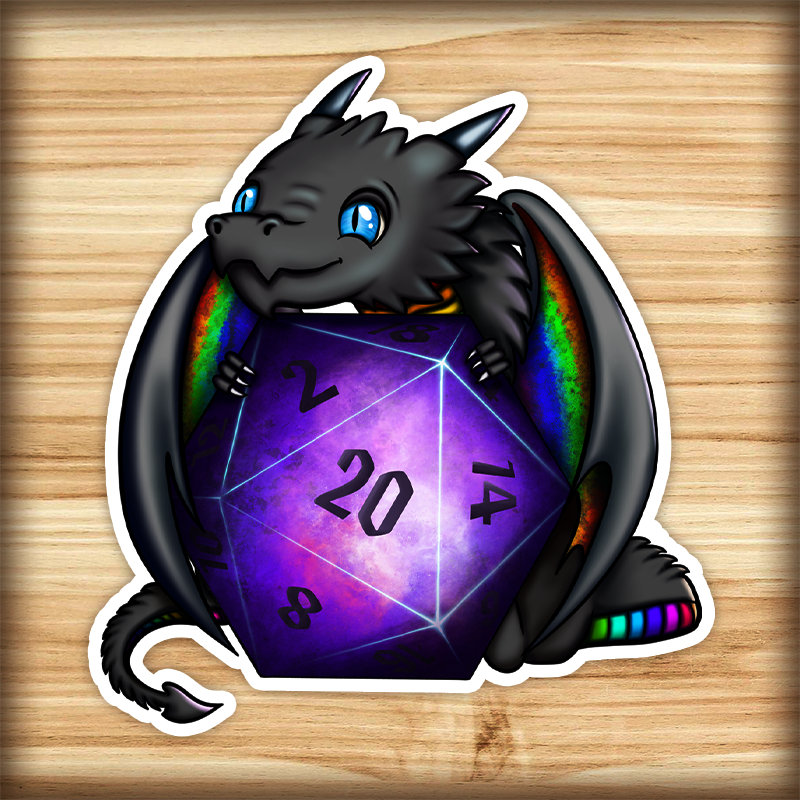 Waterproof sticker - Baby Dragon