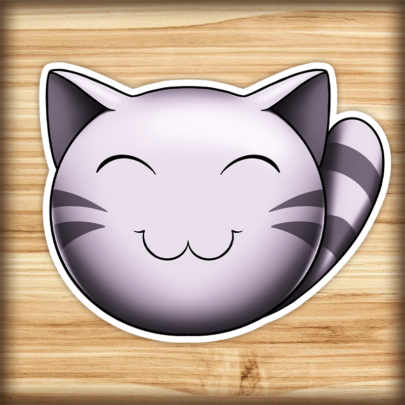 Waterproof sticker - Cat slime