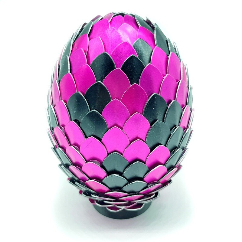 Dragon Egg - Pink and Black