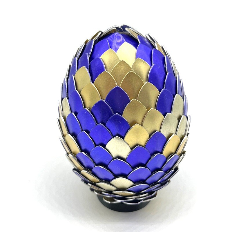 Dragon Egg - Purple and Ivory