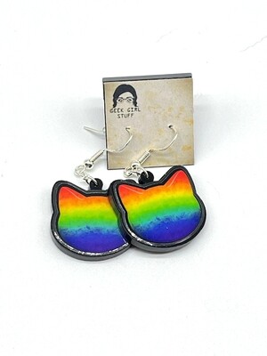 Pride acrylic charm earrings