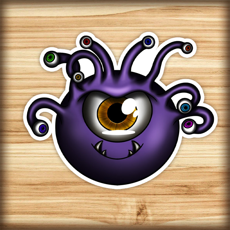 Waterproof sticker - Frank the Beholder