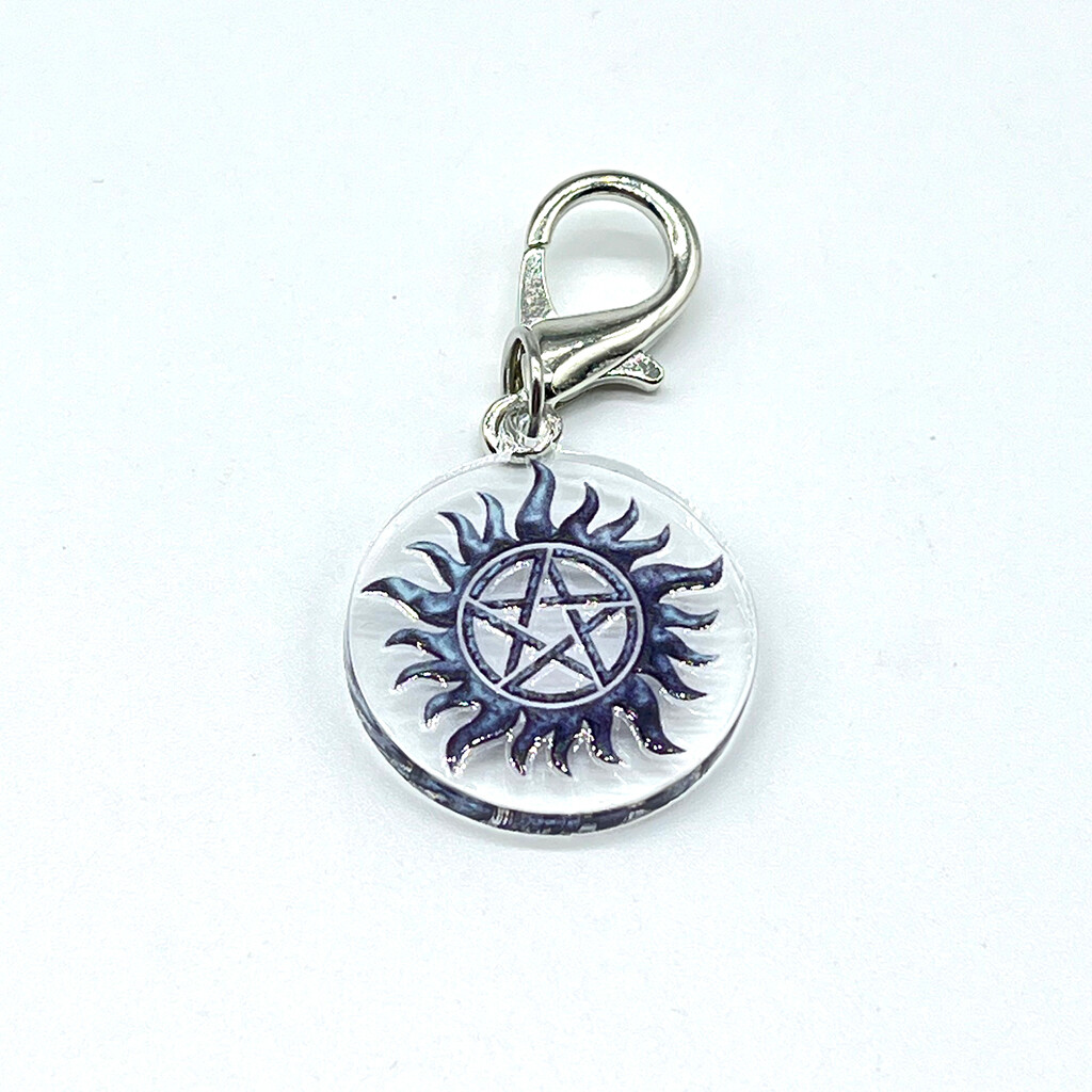 Acrylic Lanyard Charm - Anti Possession Sigil