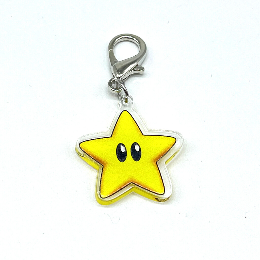 Acrylic Lanyard Charm - Star