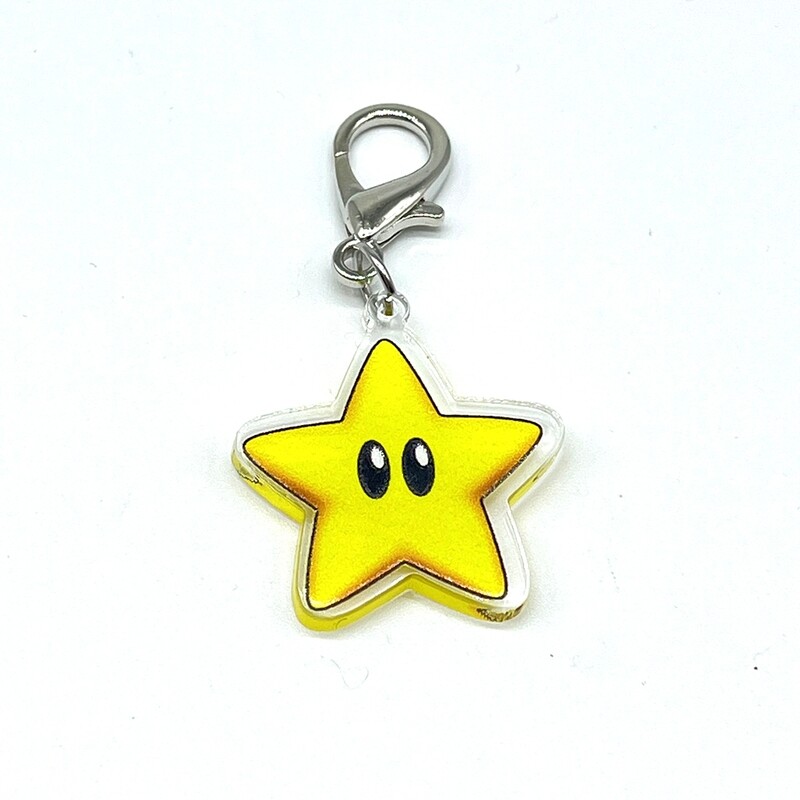 Acrylic Lanyard Charm - Star