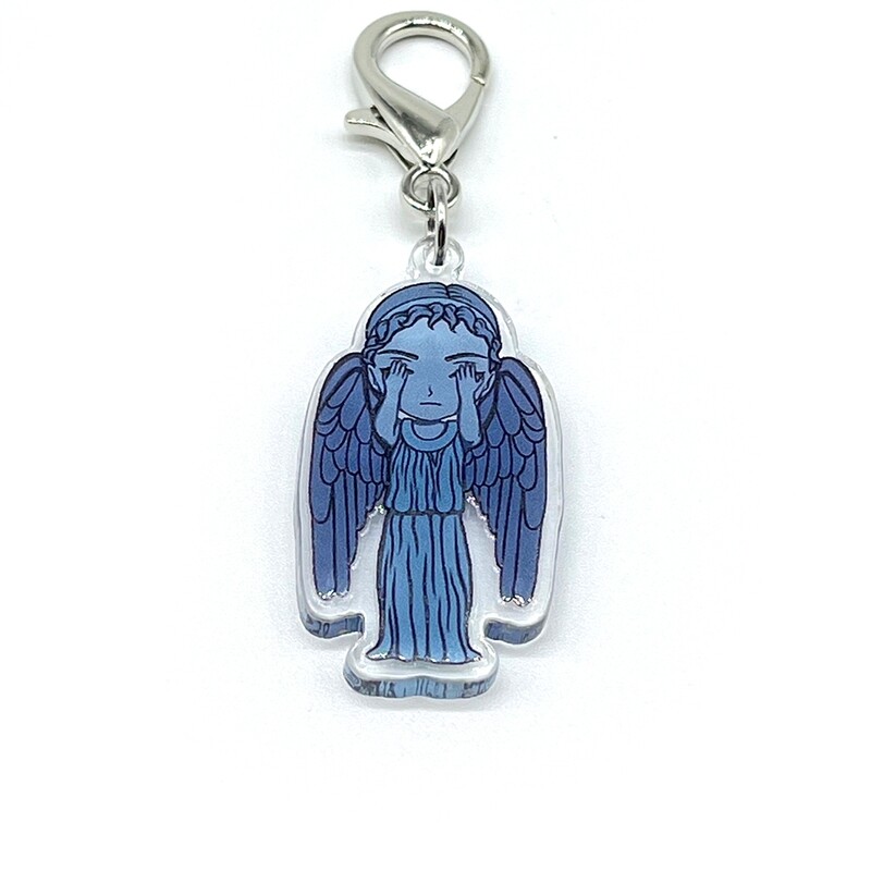 Acrylic Lanyard Charm - Weeping Angel