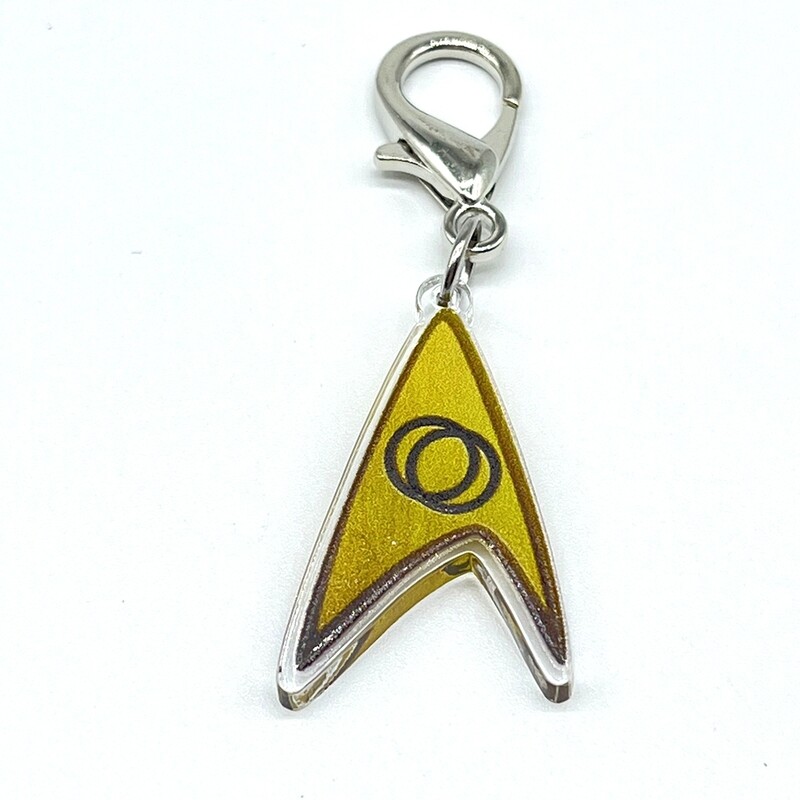 Acrylic Lanyard Charm - Science Officer