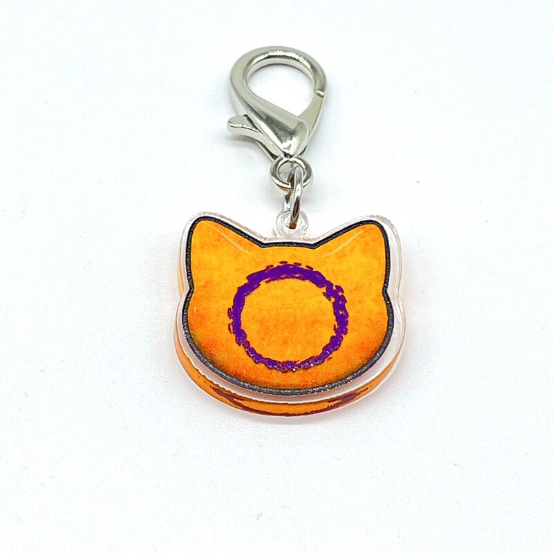 Acrylic Lanyard Charm - Intersex Pride