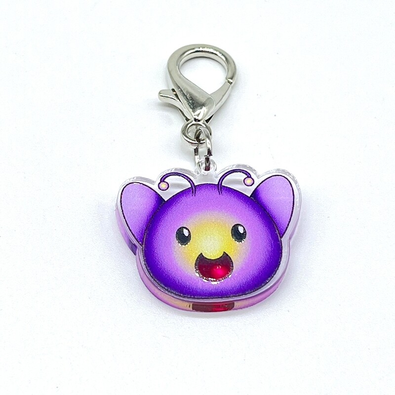 Acrylic Lanyard Charm - Firefly Slime