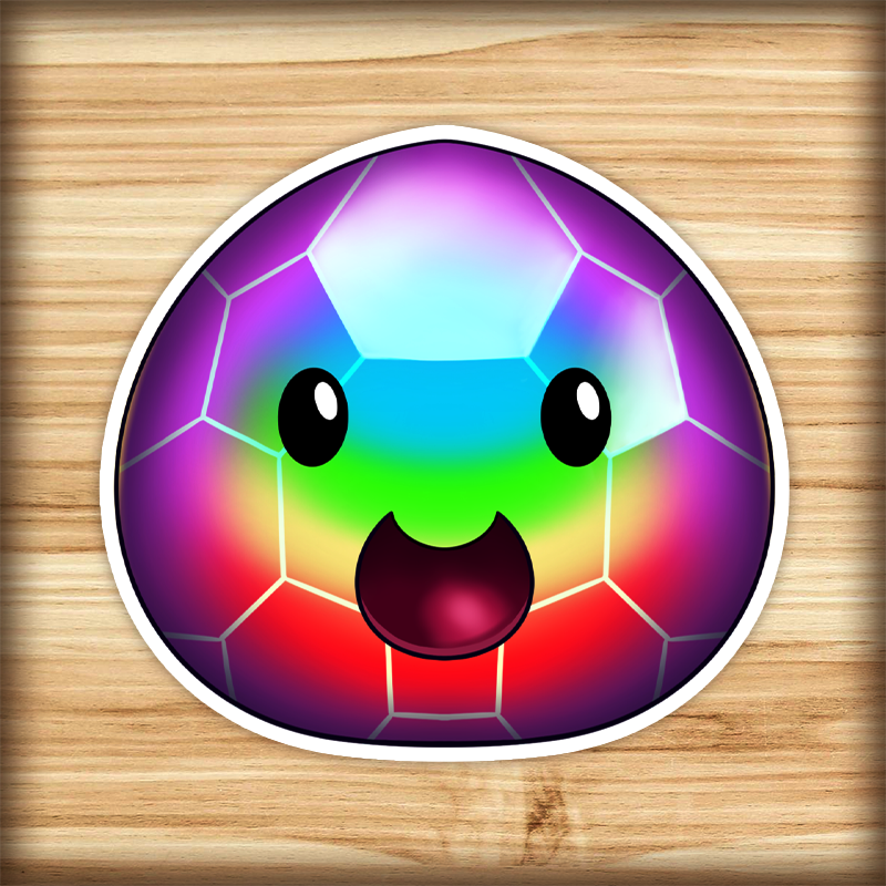 Waterproof sticker - Mosaic Slime