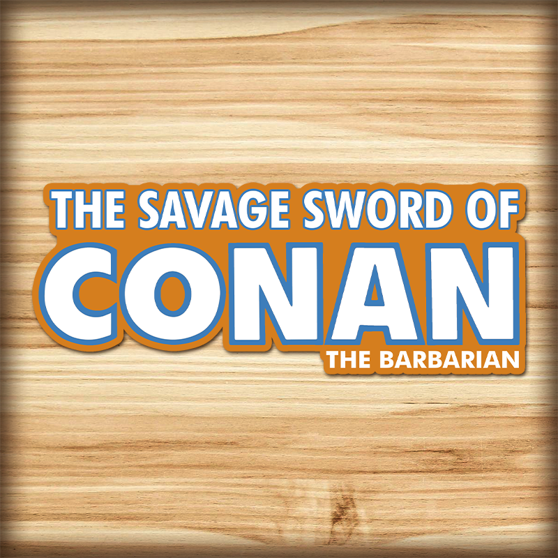 Waterproof sticker - Barbarian Comic Variation 4