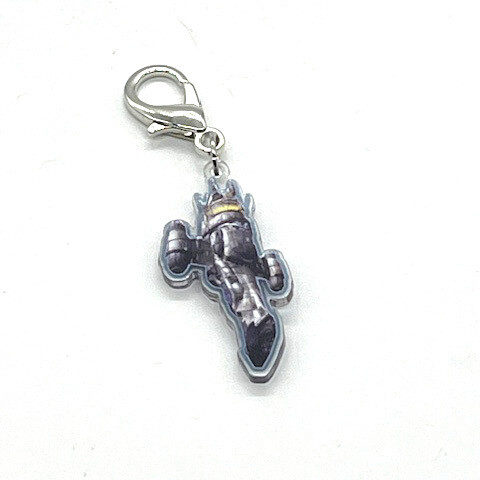 Acrylic Lanyard Charm - Sci-Fi Spaceship