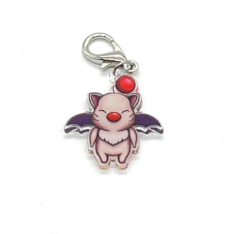 Acrylic Lanyard Charm - Moogle