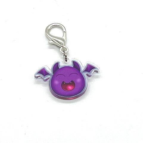 Acrylic Lanyard Charm - Bat Slime