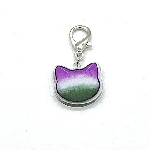 Acrylic Lanyard Charm - Gender Queer
